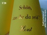 Eleg.-Dinner-Servietten gelb, bedruckt mit Kupferprägung und Motiv Party/Feier: F28 (Schön, ...)
