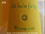 Eleg.-Kaffee-Servietten gelb, bedruckt mit Grünmetallicprägung und Motiv Party/Feier: F20 (Smiley)
