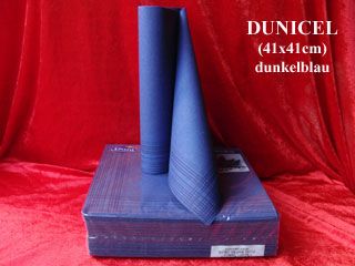 Dunicel-Servietten 40x40cm, dunkelblau