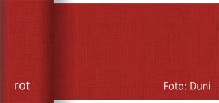 Duni Dunicel Tischband/Tischläufer 15cmx20m, rot