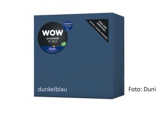 Dunilin-Servietten 40x40cm, dunkelblau