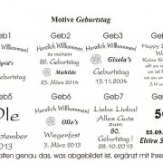 Motive Geburtstag – Seite 2 Motive Geburtstag – Seite 2