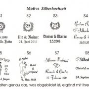 Motive Silberhochzeit – Seite 1 Motive Silberhochzeit – Seite 1